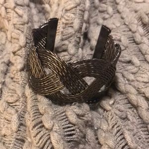 Dark gray/bronzish wrist cuff